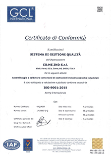 iso 9001 comeind